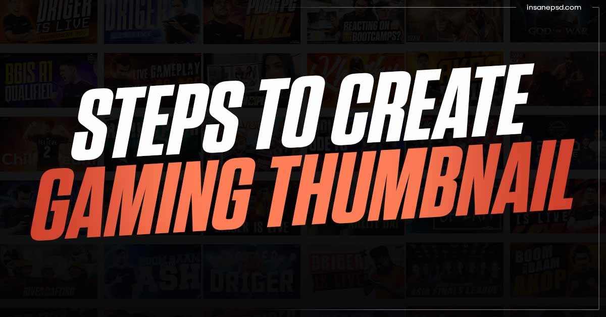 Create a Gaming Thumbnail