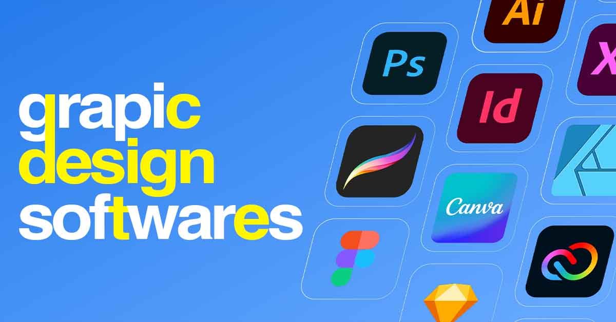 Graphic design softwares